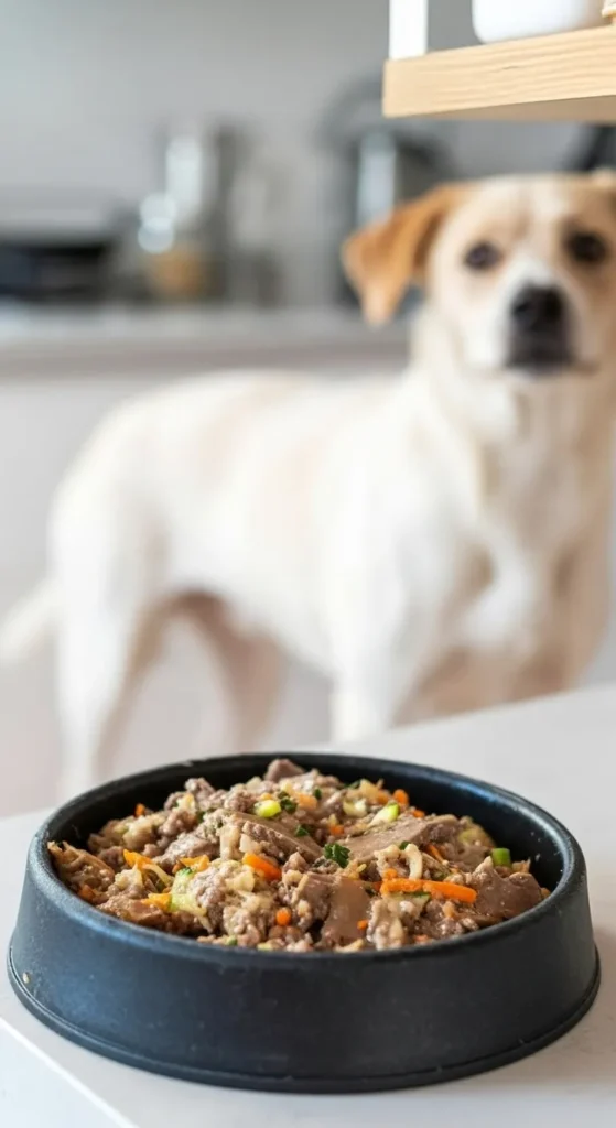 Beef & Quinoa Dog Food Recipe