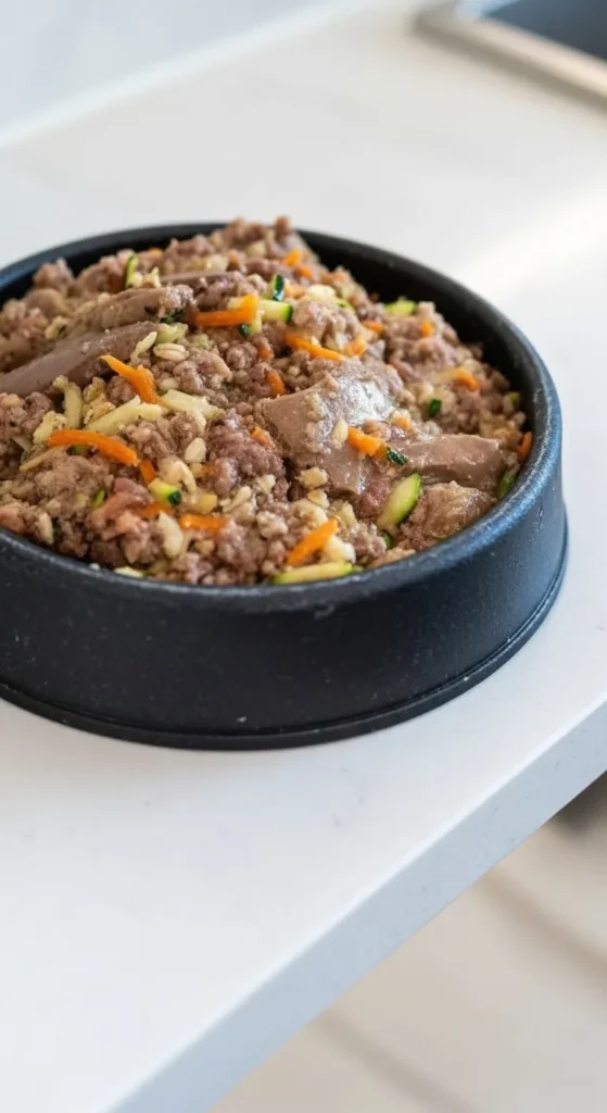 Beef & Quinoa Dog Food Recipe