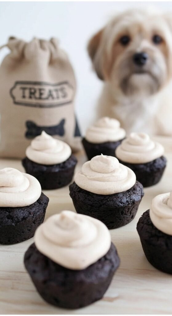 Carob Pupcakes Dog Treat Recipe