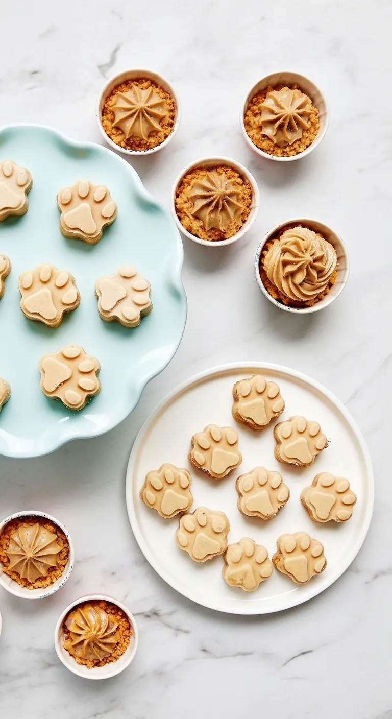 Frozen Peanut Butter Banana Dog Treats