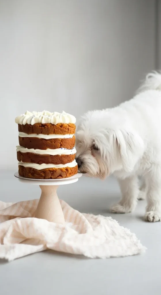 Sweet Potato Birthday Pupper Cake