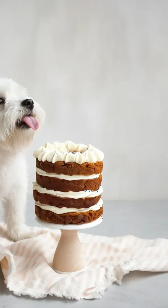 Sweet Potato Birthday Pupper Cake