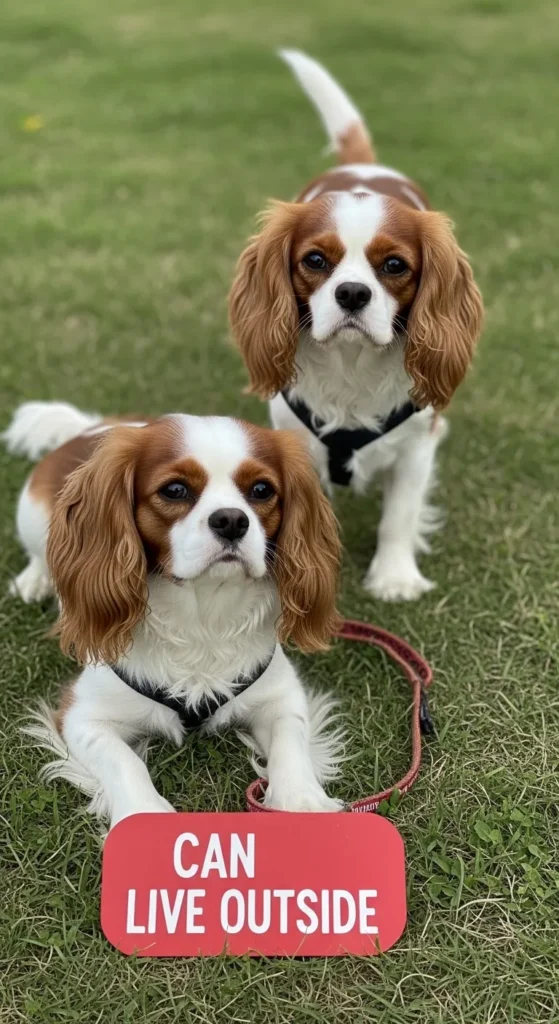 Can Cavalier King Charles Spaniels Live Outside