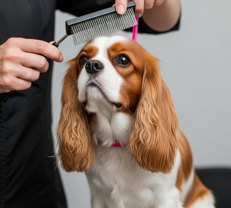 One of the most famous features of your Cavalier King Charles Spaniel is its silky coat, a soft, feathery, and easily styled type. But along with the growth of those beautiful locks, there are increasing questions: Can I shave off my Cavalier? Or just a trim? The dilemma for dog owners is common, especially when the weather is hot or when matting becomes a problem. Shaving may be viewed as a simple solution to keep your pup cool, but it may not necessarily help. Knowing how and at what time to groom the coat of your Cavalier is in good taste and will keep him or her comfortable, healthy, and as majestic as always. We will analyze the facts, myths, and best grooming tips of your Cavalier King Charles Spaniel. ​ WHAT IS THE TOPIC ABOUT? This paper discusses the issue of shaving, or trimming Cavaliers, according to the advice of experts in grooming and veterinarians. Cavalries are double-coloured, the undercolour being soft, to protect against the cold, and the topcolour long, to keep off the wet. The key debate: Both layers are removed during shaving, which can interfere with coat health and temperature regulation. Haircuts (trims) also help form and clean the coat without compromising its natural protection. The differentiation can assist dog owners in making better decisions, which would contribute to the skin's well-being, comfort, and the characteristic Cavalier appearance. WHY IT MATTERS FOR DOGS And not only is it beauty, but biology, to your Cavalier. Their fur allows them to regulate their temperature, shields them against sunburn, and repels dirt. Shaving a double-coated breed will disrupt such natural processes, causing such problems as: Summer overheating or sunburn. Itchy, dry, or irritated skin Unevenly grown hair (tends to be patchy or rough) Drying of the skin and hair of nature. Caring for the coat will keep your dog cool and comfortable, in addition to eliminating tangles without harming their health or appearance. ​ The Magic of the Coat of your Cavalier. The type of coat Cavies use is the double-layered, which allows them to suit the temperature variations: Undercoat: Soft, small fur right near the skin to keep cavaliers warm in the winter, cool in the summer, just like a fur. Topcoat: Long/silky hair that is resistant to moisture, dirt, and UV rays. By shaving both layers, the balance of nature is destroyed. The new coat can regrow asymmetrical, often even rupturing the follicle. The coat may become frizzy, coarse, or patchy over time, a condition also known as coat funk. ​ Your Cavalier Must Be Groomed (Not Shaved) ​ When the coat of your Cavalier appears to be messy and uncomfortable, that does not mean it should be shaved. Rather, watch out to indicate a trimming or grooming that is necessary: knotted or shaggy hair, where the ears are, and at the heels. Hair on the covering of the eyes or hooves. Leaves or dirt are attached to the feathering. Added scratching or licking, as a result of accumulation or irritation. Excessive shedding All of these can be attended to with no more than a brushing and clipping--no more than that--and no shaving of the beautiful coat of his Cav. ​ Grooming Care Tips and Solutions ​ 1. Regular Brushing Is Key The Cavalier needs to be brushed at least three to four times per week with either a slicker brush or a soft pin brush. This will remove loose fur, keep mats at bay, and maintain the oils that are evenly distributed to produce a healthy shine. Pro Tip: It is always advisable to brush your hair before taking a bath so that it won't get tangled. 2. Get a Feather Trim, not a Fully Shaved Head Request that your groomer lightly trim the areas around your feet, tail, chest, and sanitary area. It is to smooth out the coat-- not to make it very short. Many owners opt for a teddy trim or neatening trim, which allows the natural flow to remain intact. 3. Apply Dog Shampoo/ Moisturizing. Since the skin of Cavaliers is sensitive, it is best to select a mild shampoo and conditioner approved by the vet, which hydrates and does not strip natural oils. 4. Manage Heat Without Shaving In case you are concerned that your dog will be overheated: Keep them indoors during periods of maximum heat. Provide cool mats or fans. I have trimmed my paw hair to be more attractive and cool. Make sure there is perpetual availability of water. A well-brushed coat, in fact, also insulates and cools better than shaved skin. 5. Professional Dressing Schedule. Professionally groom the books every 6-8 weeks. Experienced groomers are familiar with the Cavalier coat and can cut it in a strategic manner to achieve a comfortable and stylish appearance. ​ VET INSIGHTS / EXPERT NOTES Breed experts and veterinary dermatologists, such as those at the American Kennel Club (AKC) and the Cavalier King Charles Spaniel Club, recommend that this breed should not be shaved unless it is medically necessary (i.e., due to surgery or an extreme level of matting). According to the AKC: Shaving a dog with a double coat does not help them be any cooler, and this can, in fact, disrupt the temperature-regulating properties of the coat. According to Dr. Janet Tobiassen Crosby, DVM, shaving may cause sunburns and heatstroke in dogs, as well as permanent damage to their coats. Rather, maintain regular grooming, brushing, and trimming to control the comfort and hygiene. ​ COMMON MISTAKES TO AVOID To keep cool in summer, you must shave. There is nothing one can do but ignore mats until they are shaved. With the clippers or scissors of a man. Missing between grooming and brushing. Excessive bathing can deprive the skin of its natural oils.